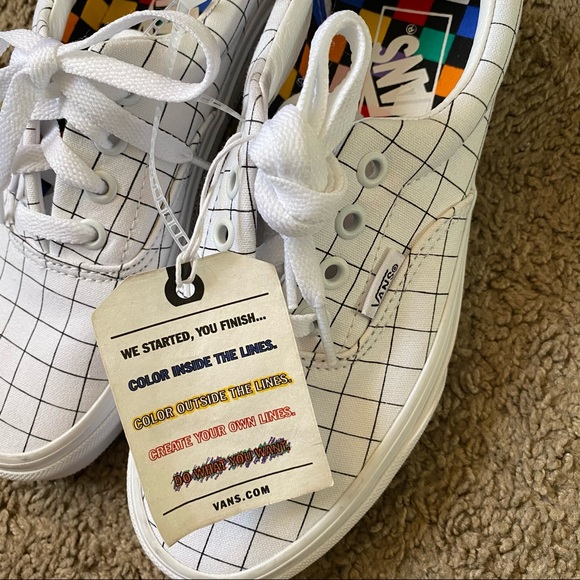 LTD Vans U-color Era Checkerboard Authentic NWOB - Picture 3 of 10